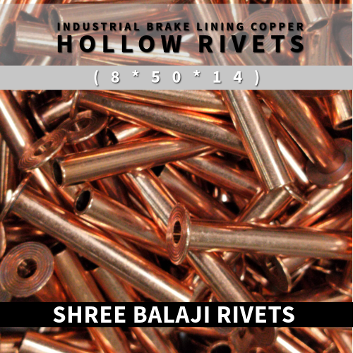 8/50 COPPER HOLLOW RIVETS