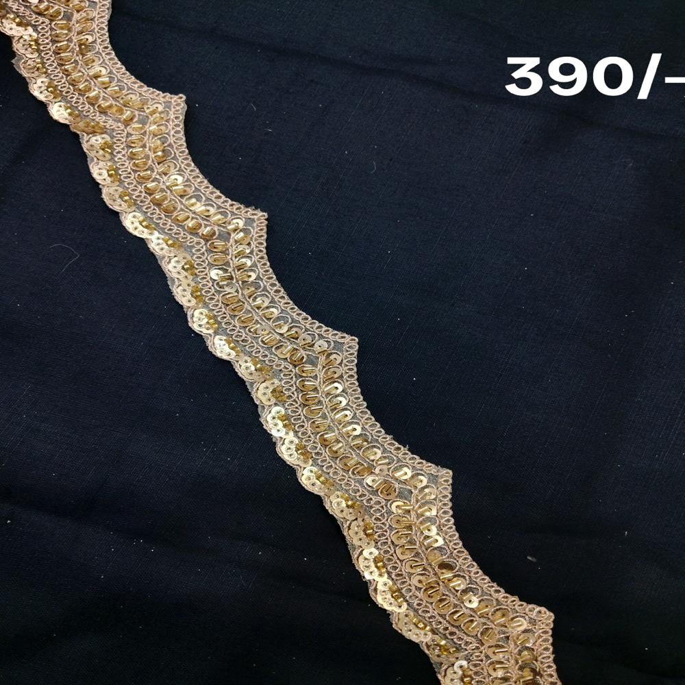 Golden Beaded Lace