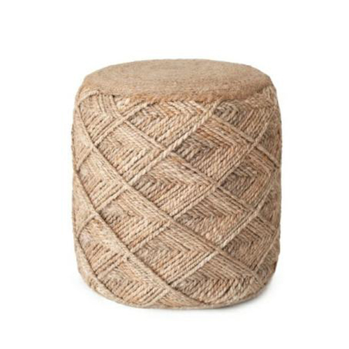 Jute Pouf