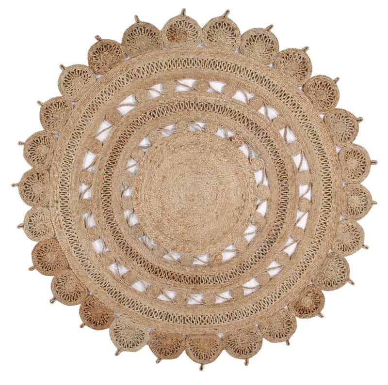 Hauteloom Longville Jute Rug Natural Fiber Beige