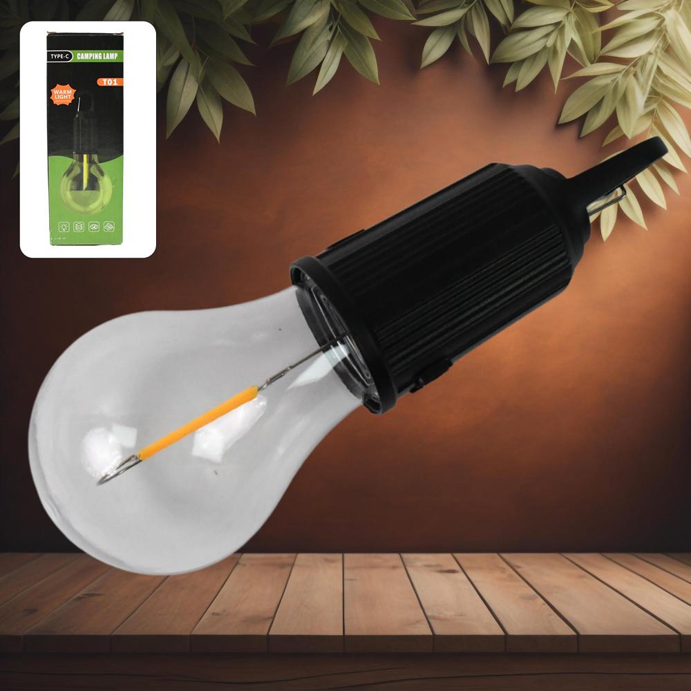Rechargeable Led Camping Lantern  3 Modes, Portable With Clip Hook (1 Pc) - Color: Mix