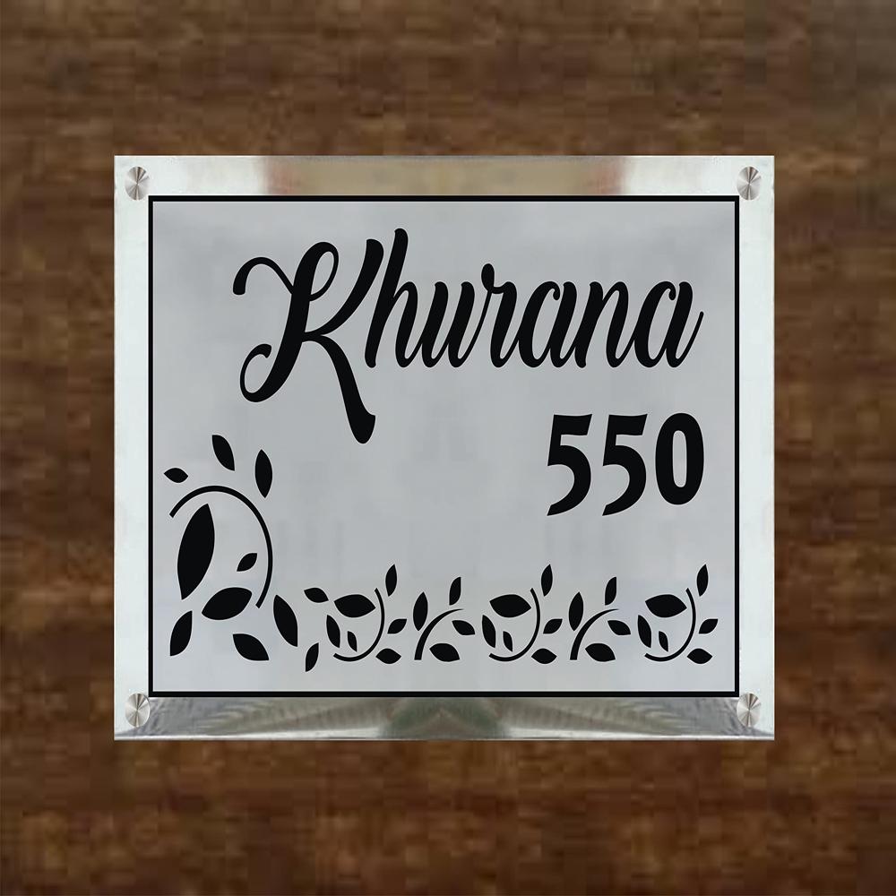 SS NAME PLATE