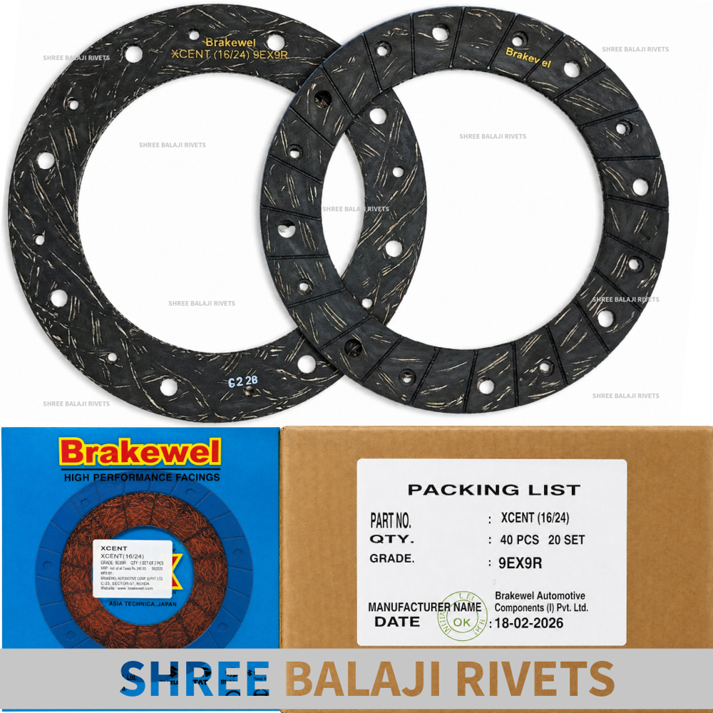 Xcent 9Ex9R Clutch Facing - Compatible With: Car