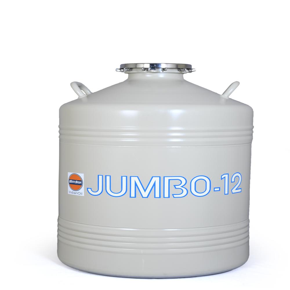 Jumbo-12 Liquid Nitrogen Tank Premium Cryogenic Storage Container - Application: Veterinary Field