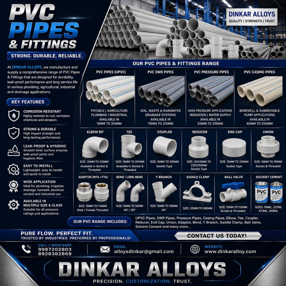 PVC Pipe Fittings 