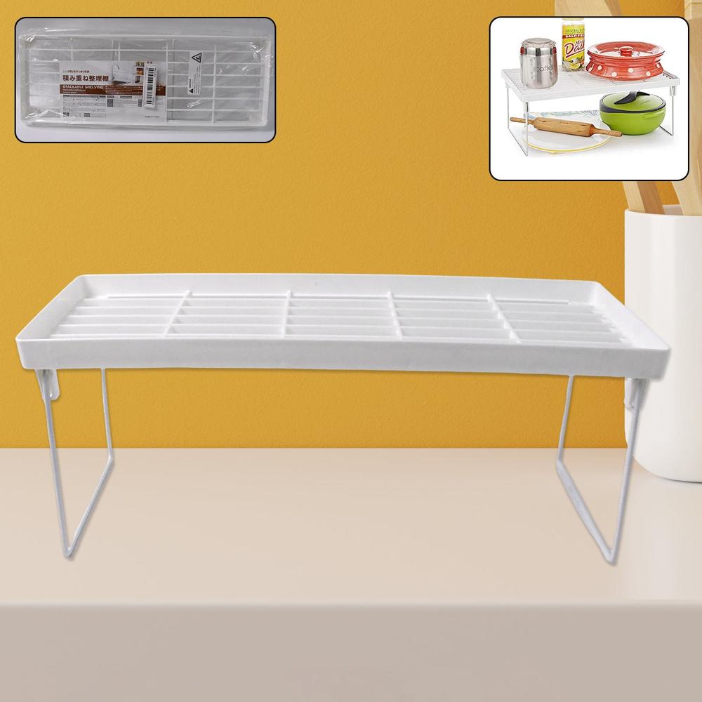 L Shelf Foldable Holder Sundries Rack Counter Bookcase (1 Pc / 40 Cm) - Color: Mix