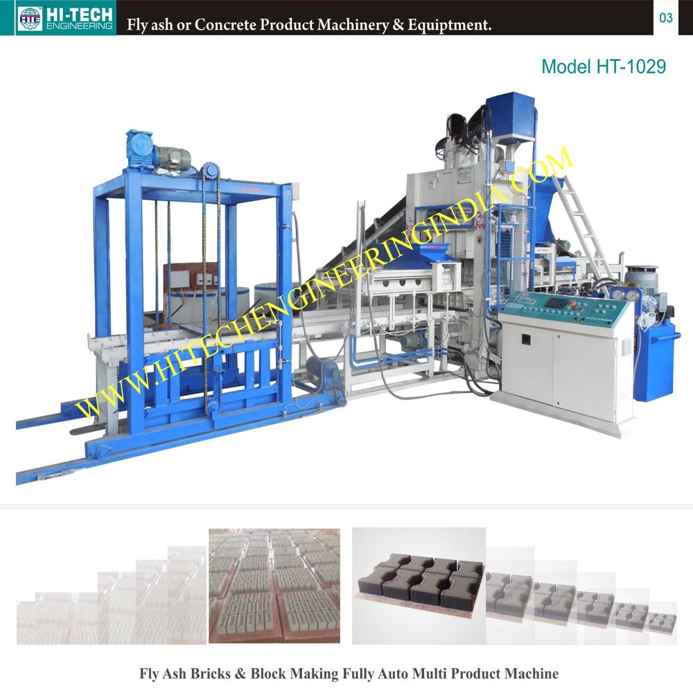 high pressure fly ash brick machine