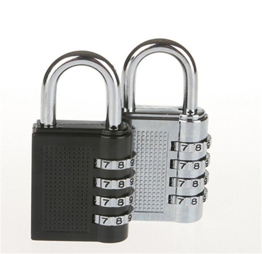 4 Digit Combination Padlock - Color: Mix