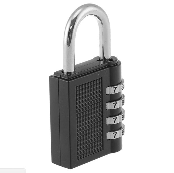 4 Digit Combination Padlock - Color: Mix