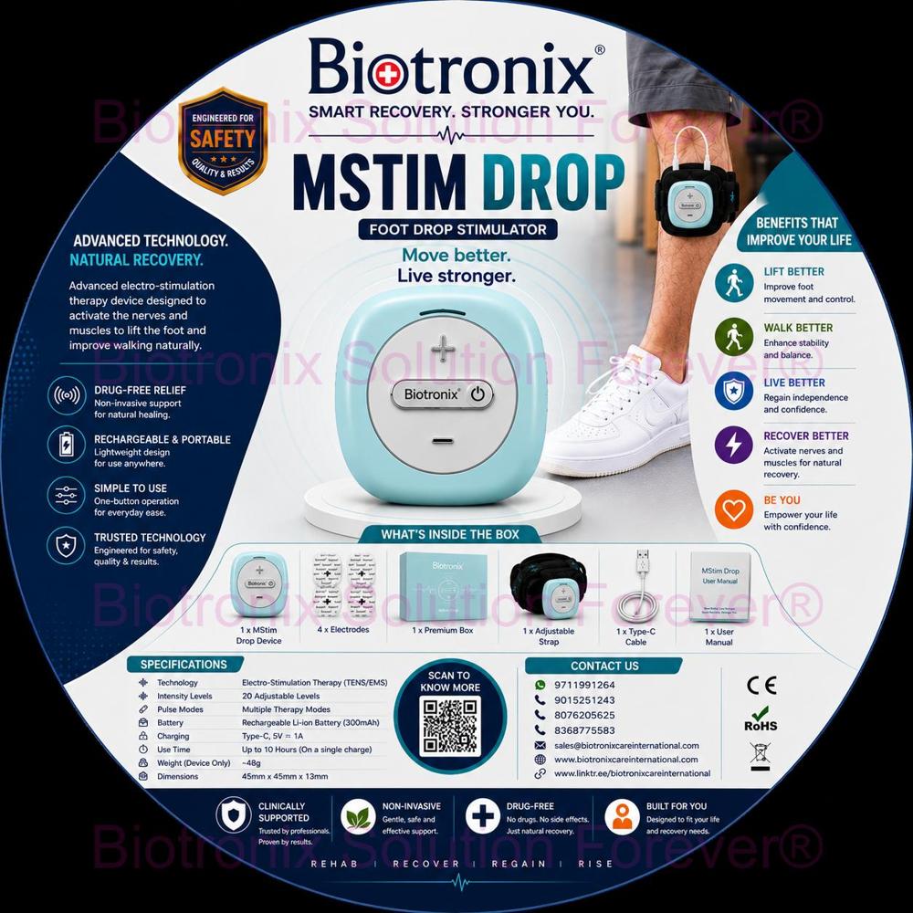 Foot Drop Therapy Machine for Muscle Re-Education Recovery