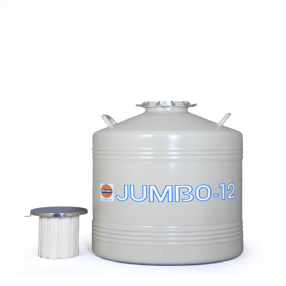 Jumbo-12 Liquid Nitrogen Tank, Premium Cryogenic Storage Container