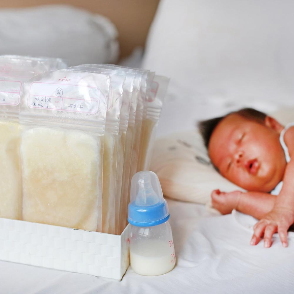 Breastmilk Storage Bags, Double Zipper Seal (60 Pcs Set)