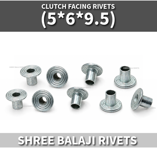 4/3 F.H | 4*5*7.5 CLUTCH FACING HOLLOW RIVETS