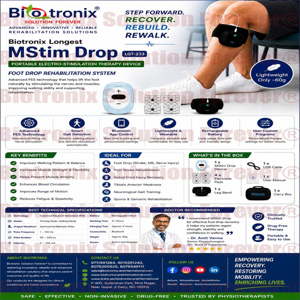 Smart Portable Foot Drop Recovery Therapy System