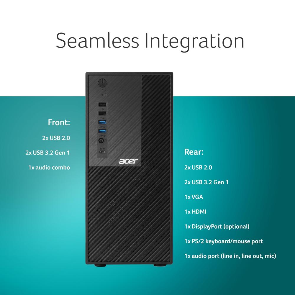 ACER VERITON DESKTOP|M200-P500 |RYZEN 5 5600G|