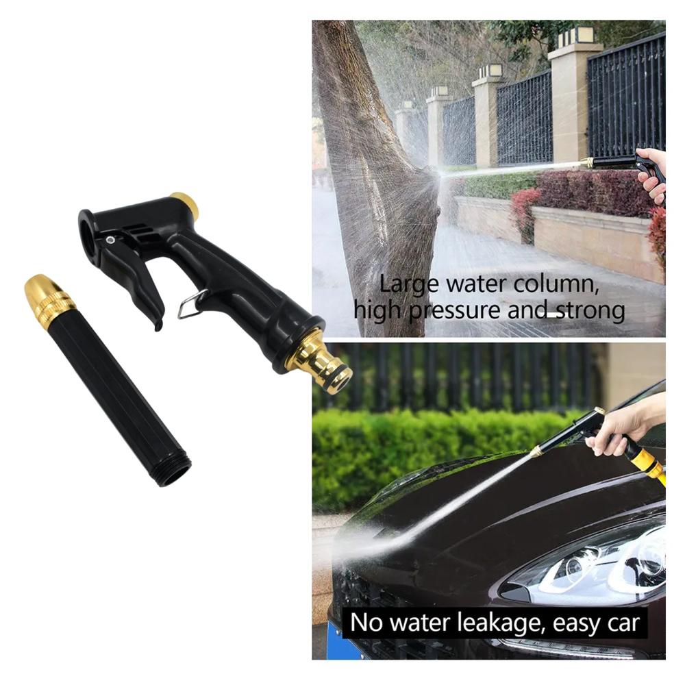 Water Spray G-un for Car Wash & Gardening (Multi-Mode, Brass)