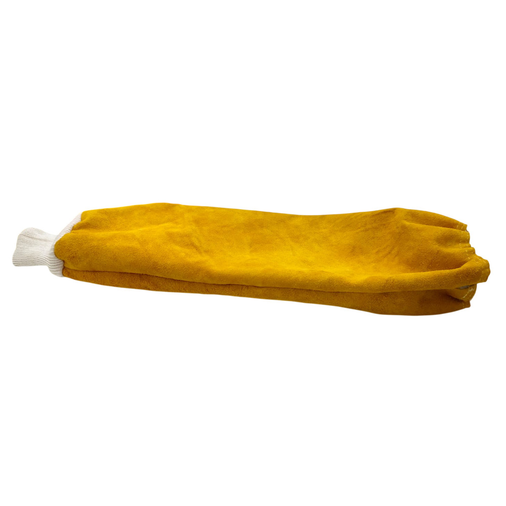 Yellow Industrial Split Leather Arm Guard