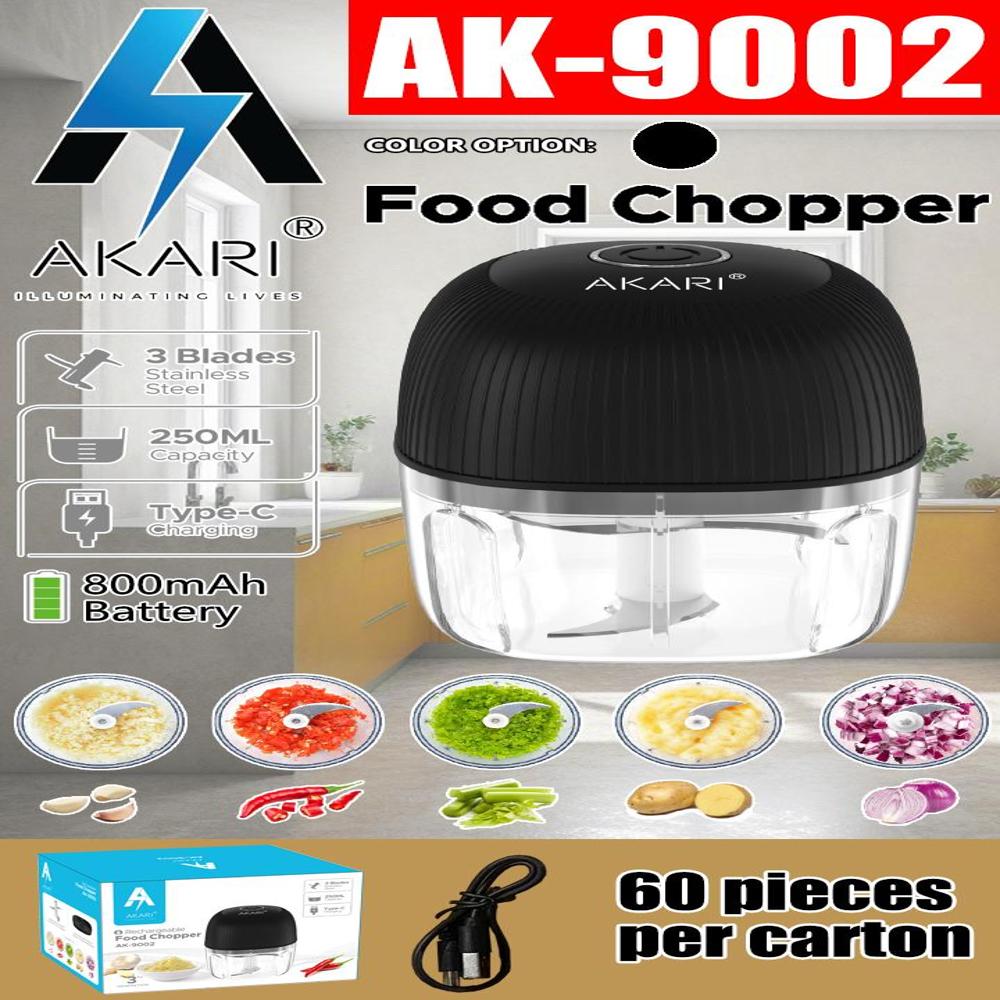 Akari Ak-9002 Rechargeable Food Copper - Features: Quick Charg