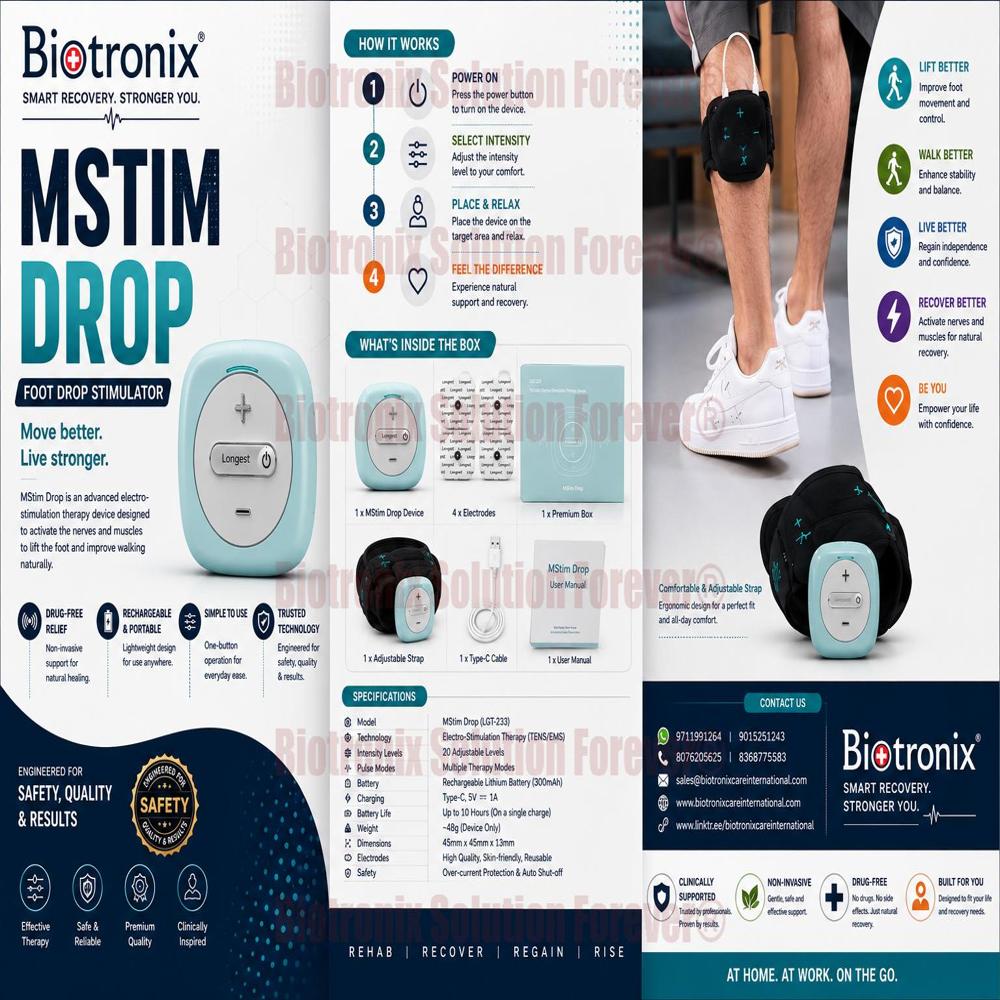 Portable Functional Electrical Stimulation Device for Foot Drop