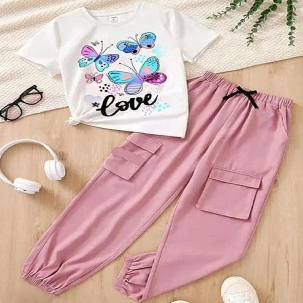 Kids Girls Top and Bottom Set