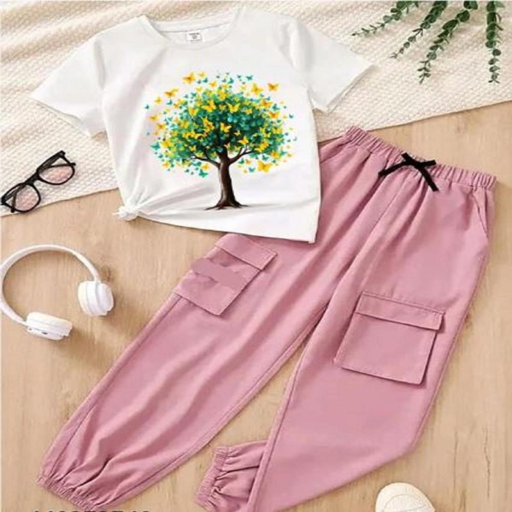 Kids Girls Top and Bottom Set