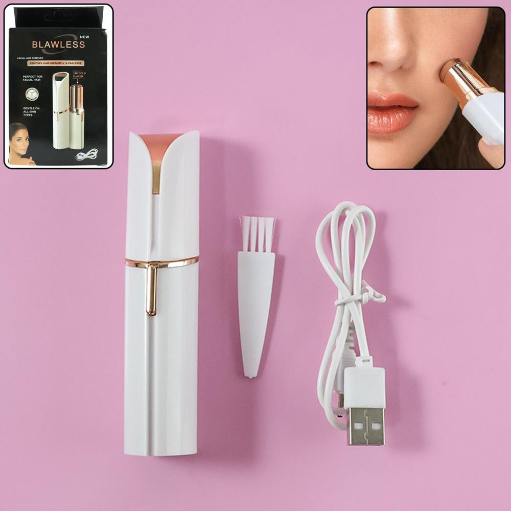 Rechargeable Facial Hair Remover Set for Women  1 Set