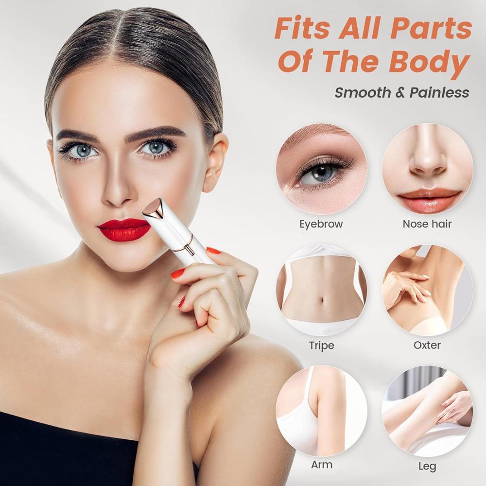 Rechargeable Facial Hair Remover Set for Women  1 Set