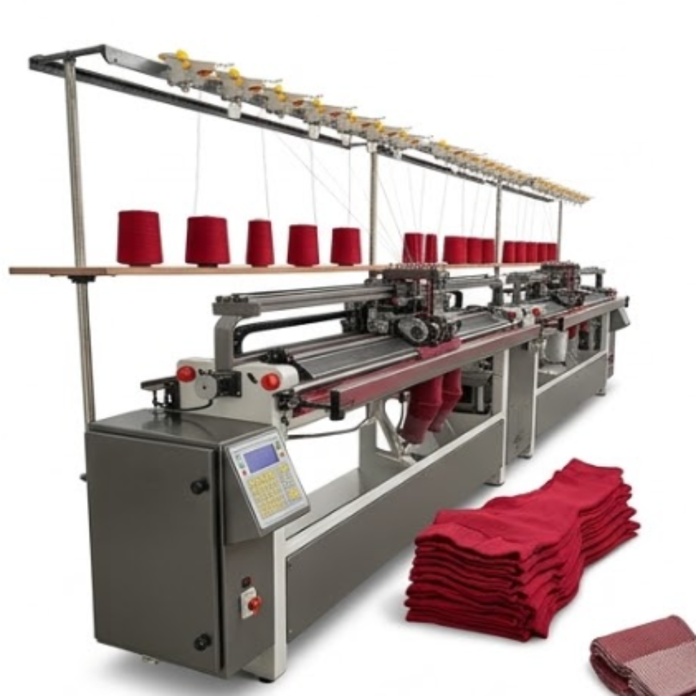 Legging Flat Knitting Machine - Color: Sliver