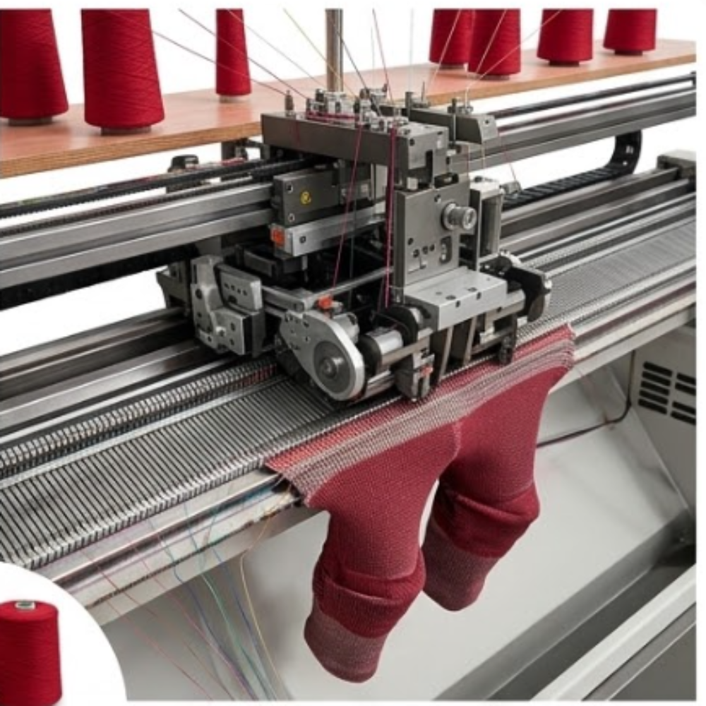 Legging Flat Knitting Machine - Color: Sliver