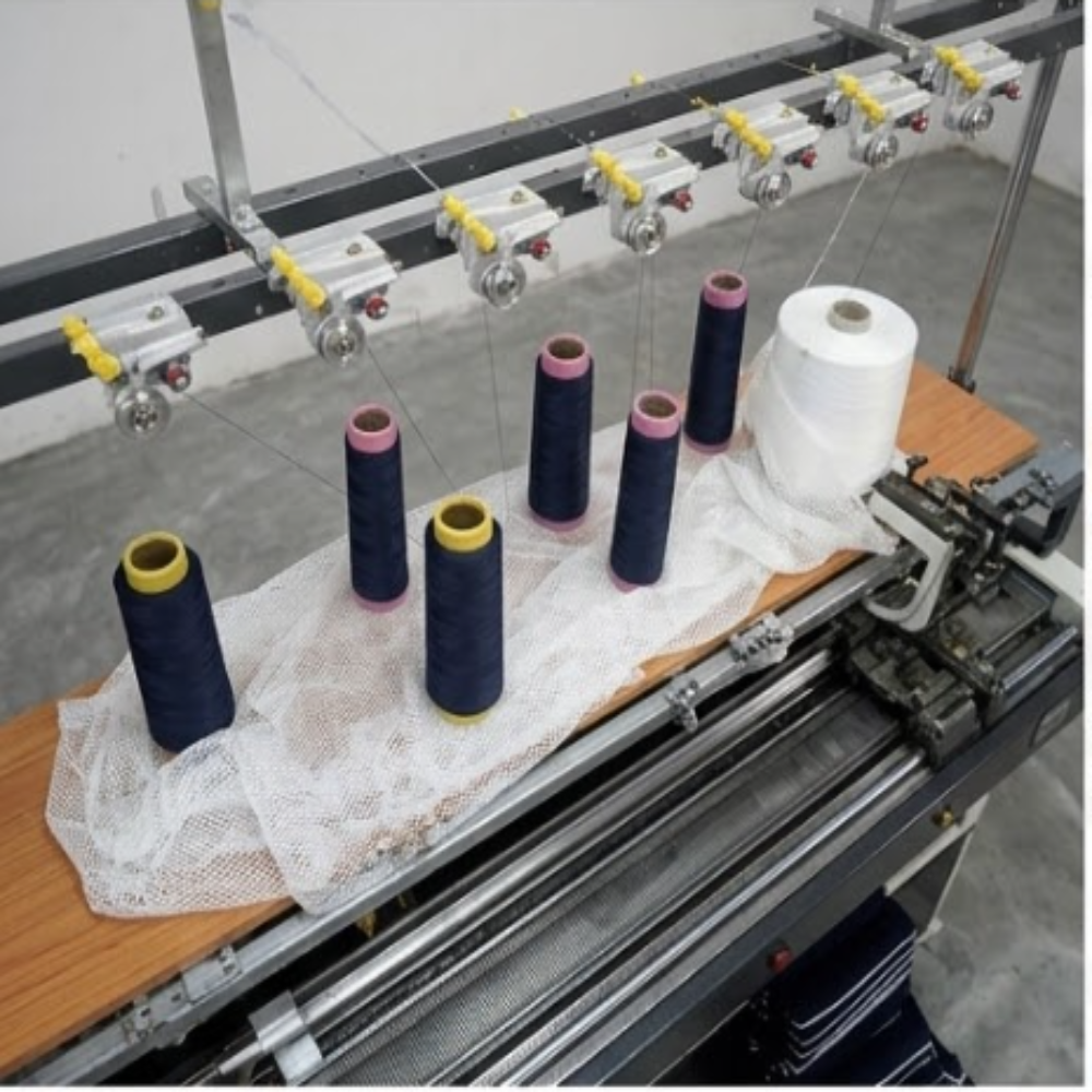 14 semi computerizes flat knitting machine