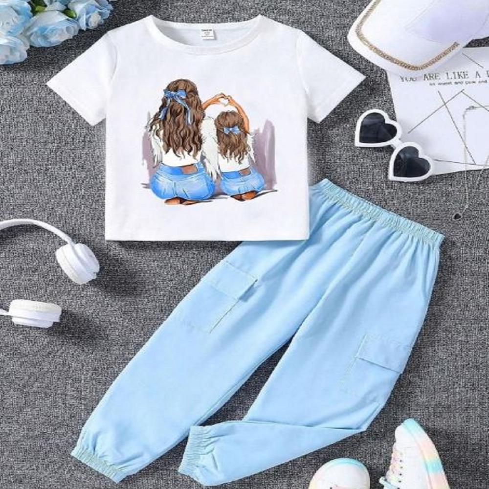 kids girls top and bottom set
