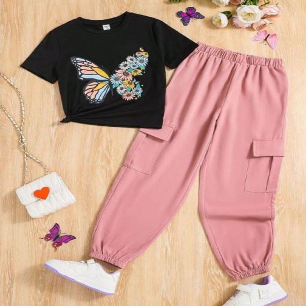 kids girls top and bottom set