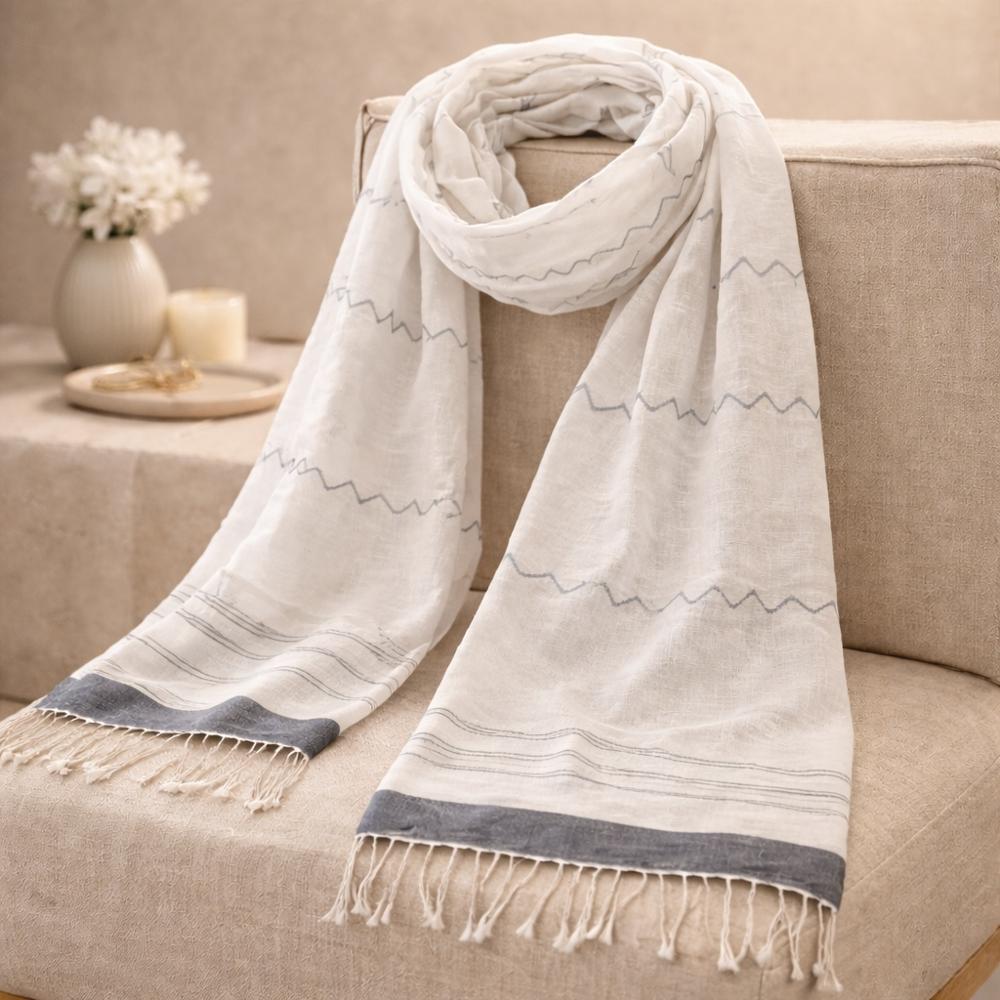 Cotton Scarf - Color: Multi Colour