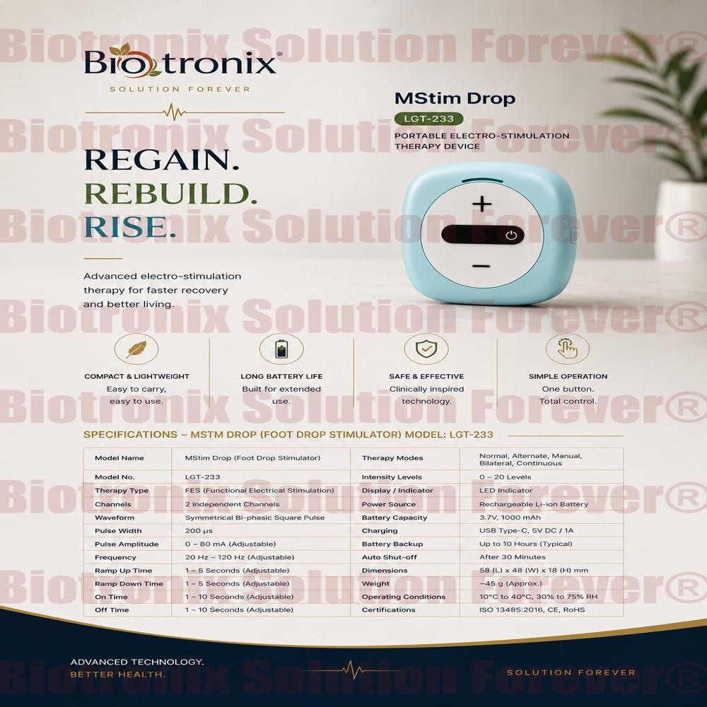 Foot Drop Recovery Electrotherapy Machine for Rehabilitation Clinics