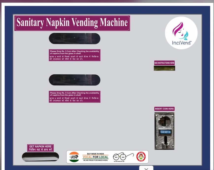 Automatic Sanitary Napkin Vending Machines