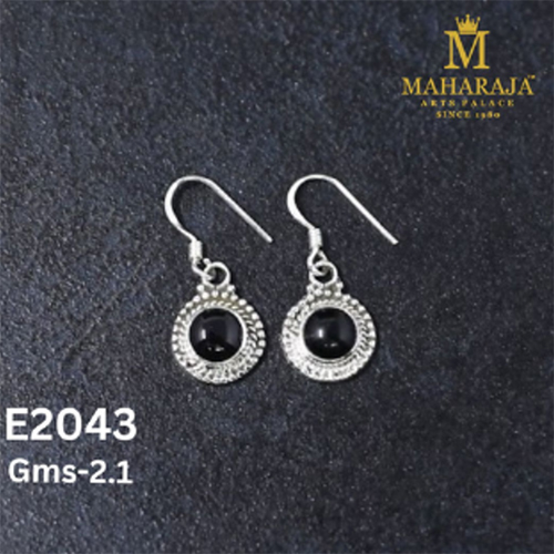 E2043 Ladies Small Earrings - Zinc Alloy Gold Plated, Multicolor Stones, Lightweight Round Studs