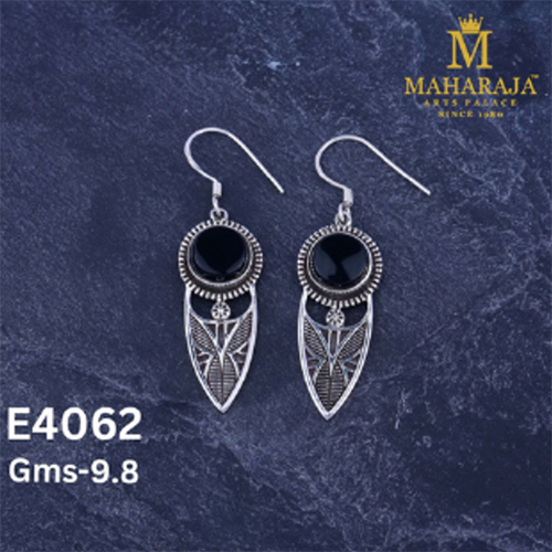 E4062 Ladies Special Earrings - Copper Alloy, 5-6 cm, Gold Plated with Multicolor Stones, Imitation Pearl Drop, Push Back Finding