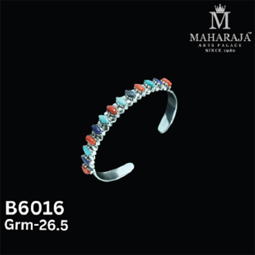 B6016 Ladies Stone Bangles - Brass Alloy, 2.4-2.8 Inch, Multi-Color Stones with Gold Plated Finish | Handcrafted, Glossy, Durable, Skin Friendly, Slip-On Closure