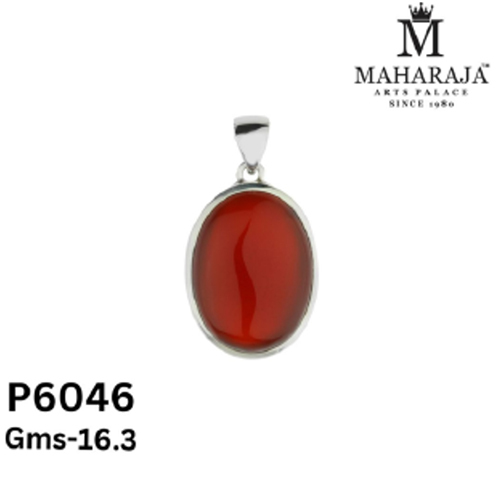 P6046 Ladies Simple Pendant - Zinc Alloy, 3.8 cm, Gold Plated with White Cubic Zirconia, High Polish Finish