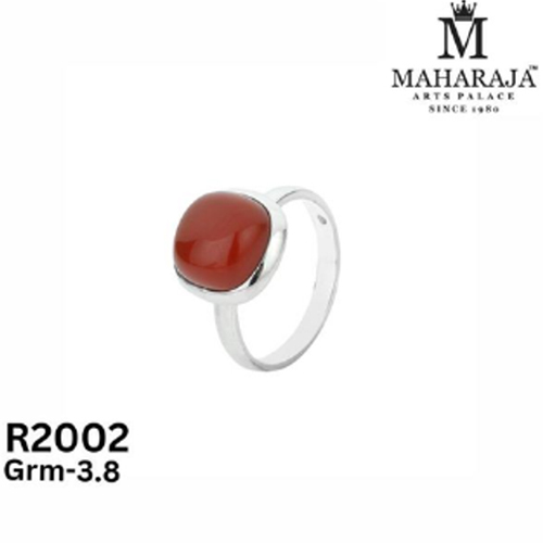R2002 Ladies Small Ring - Zinc Alloy, Small Adjustable, Rhodium Plated | Classic Round Cut Cubic Zirconia, Tarnish Resistant, Hypoallergenic, Lightweight