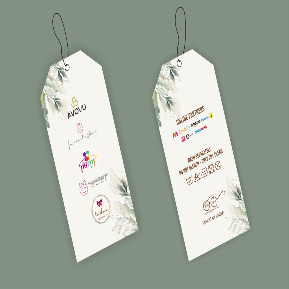 Round Corner Rectringle Shape Tag