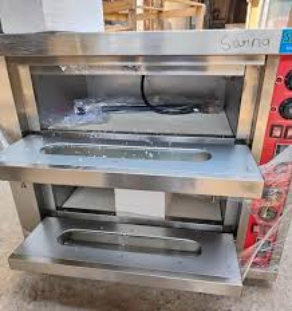 Double Deck 2 Tray Pizza Oven