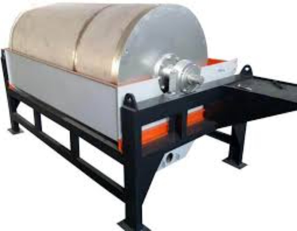 Magnetic Drum Separator - Capacity: 1.5 Ton/hour