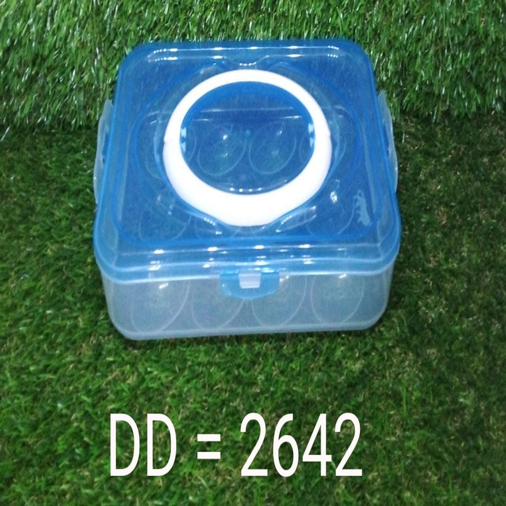 Plastic Kitchen Refrigerator Egg Storage 12 Grid 1 Layer Egg Container