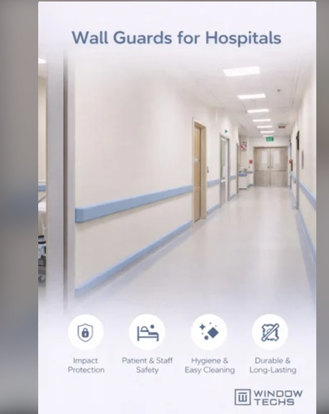 Wall Guard Hand Rail - Application: Hospital