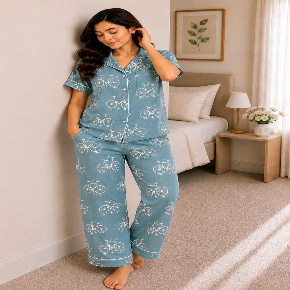 Women Cotton Night Suit