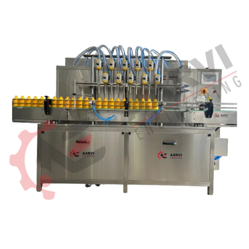 Automatic 10 Head Servo Base Liquid Filling Machine