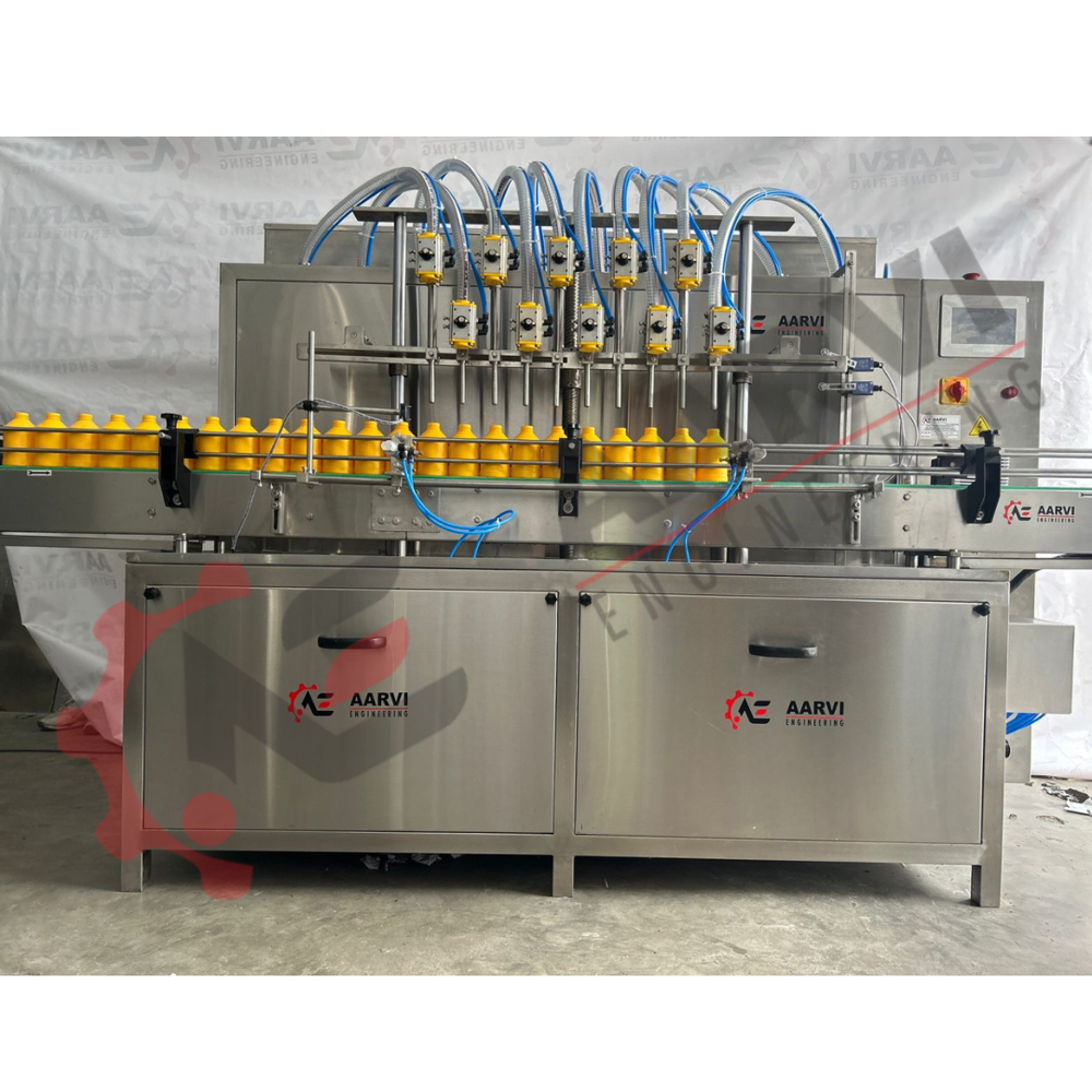 Automatic 10 Head Servo Base Liquid Filling Machine
