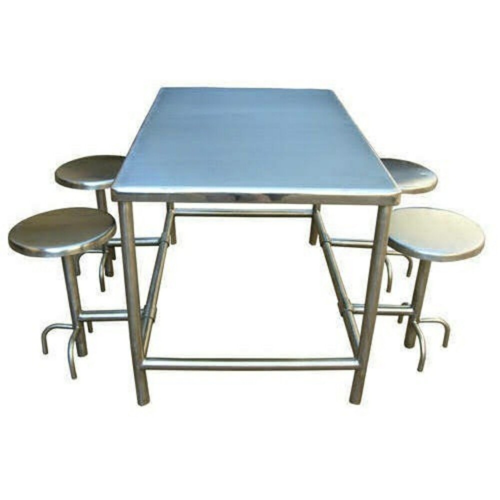 Dinning Table With Fixed Chair - Features: Easy To Operate & Clean