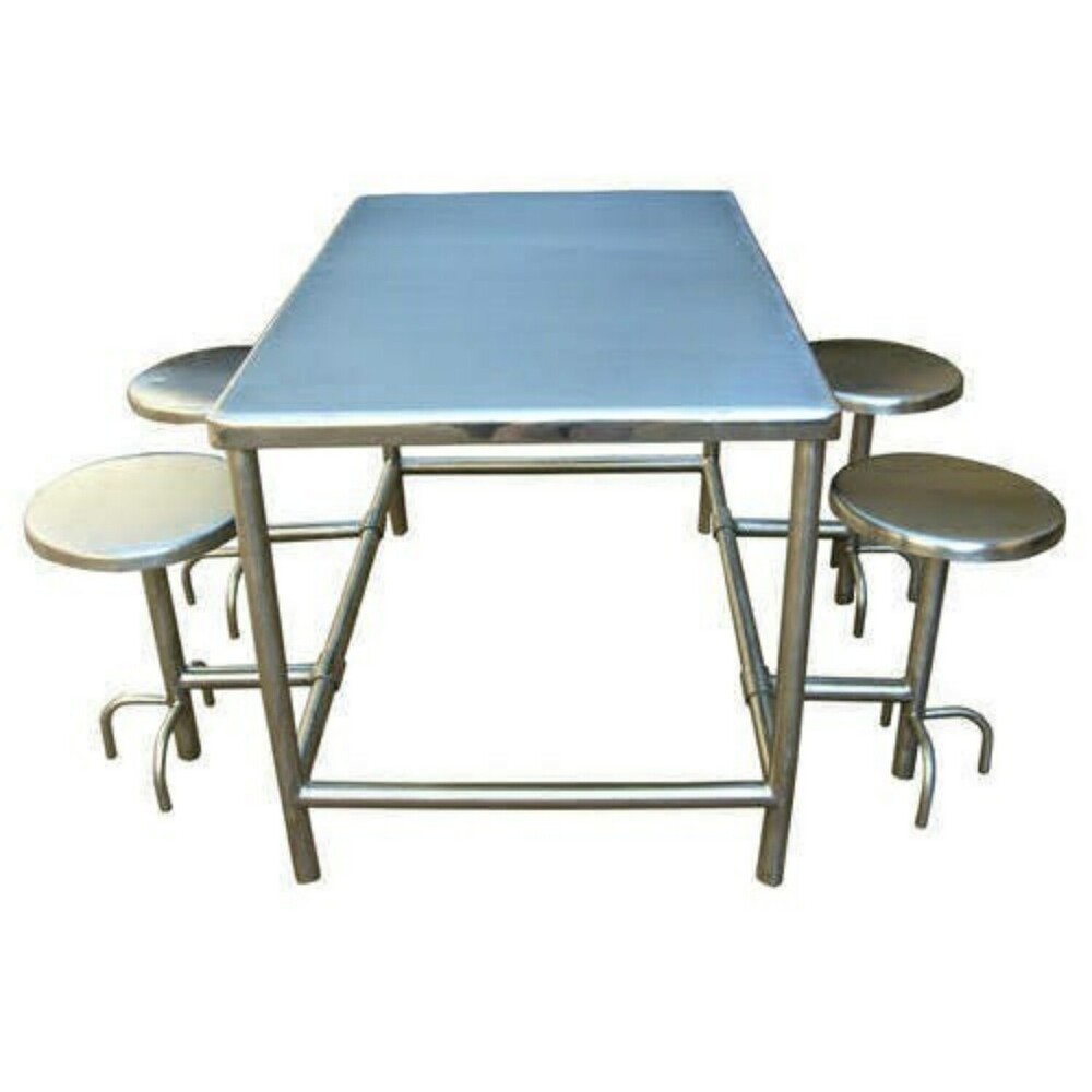 Dinning Table With Fixed Chair - Features: Easy To Operate & Clean